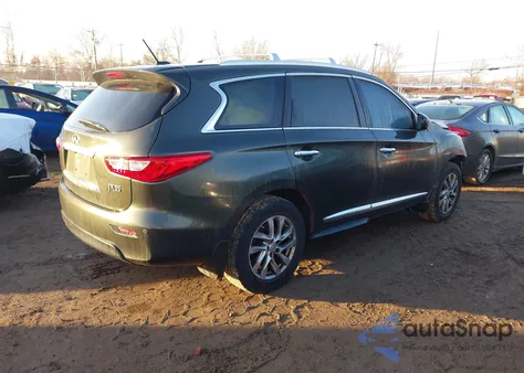 2013 Infiniti Jx35 z USA, uszkodzony, nr VIN 5N1AL0MM8DC349285